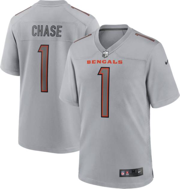 Cincinnati Bengals Nike Game Road Jersey - White - Tee Higgins - Mens