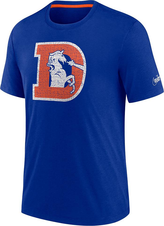 Nike Men's Denver Broncos Historic Logo Royal T-Shirt
