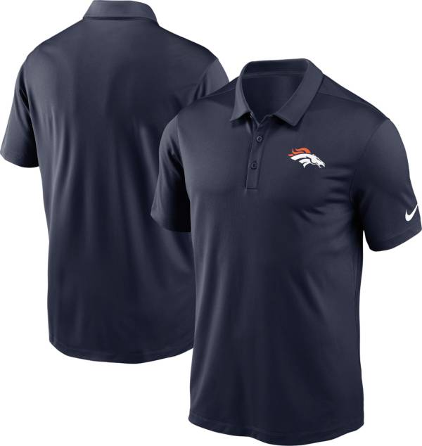 Antigua Men's Denver Broncos Grey Compass Polo