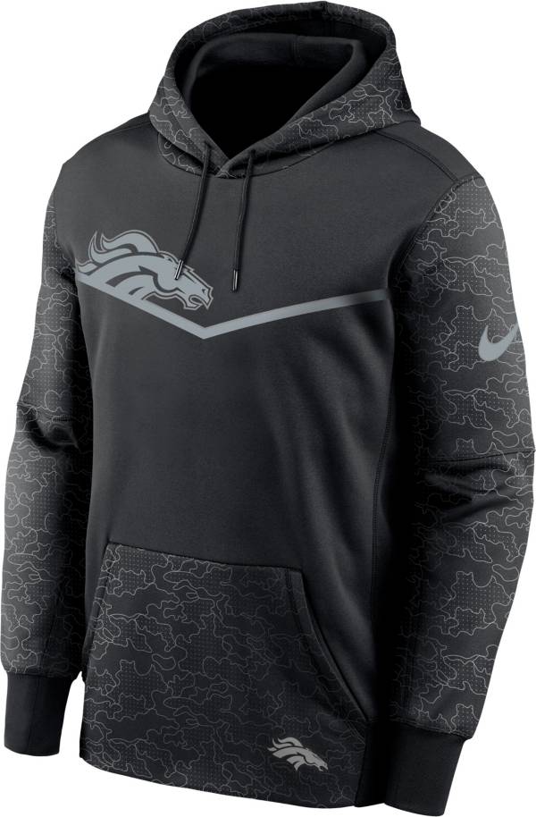 Nike Men's Denver Broncos Reflective Black Therma-FIT Hoodie product image