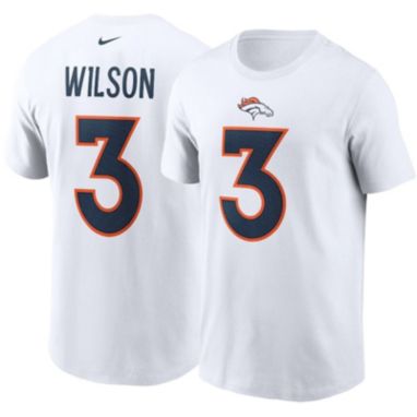 sorry, Nike Men's Denver Broncos Russell Wilson #3 White T-Shirt is currently out of stock
