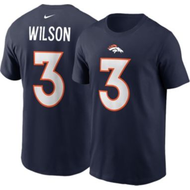 sorry, Nike Men's Denver Broncos Russell Wilson #3 Navy T-Shirt is currently out of stock