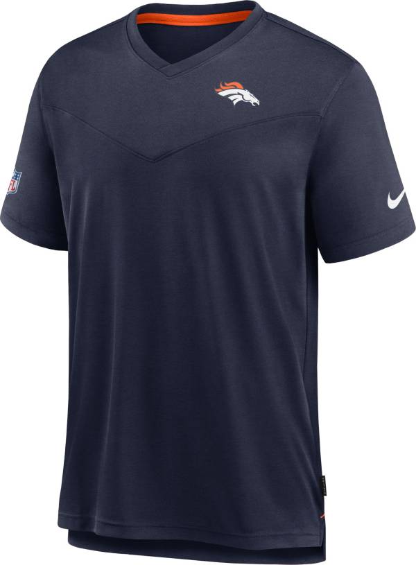 Nike Men's Denver Broncos Sideline Coaches Navy T-Shirt product image