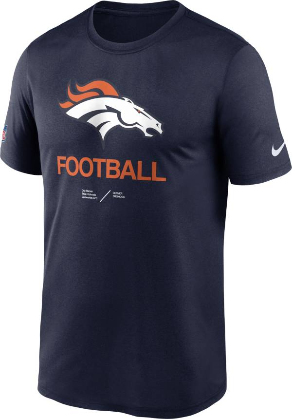 Nike Men's Denver Broncos Sideline Legend Navy T-Shirt product image