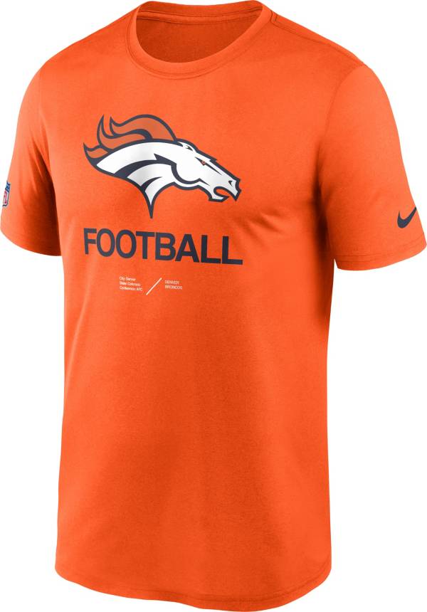 Nike Men's Denver Broncos Sideline Legend Orange T-Shirt product image