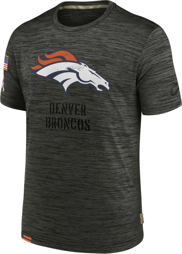 Nike Men's Denver Broncos Salute to Service Olive Velocity T-Shirt product image