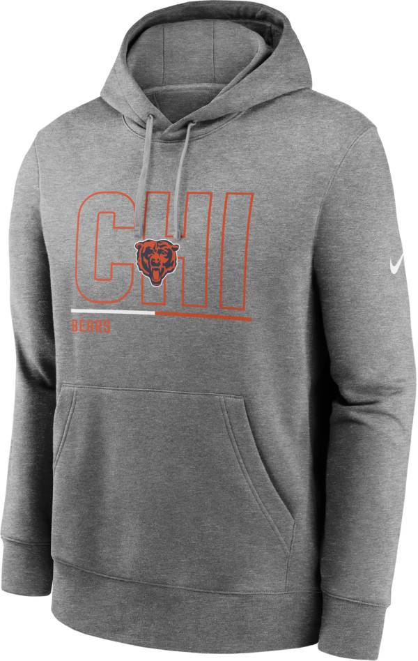 Nike Men's Chicago Bears City Code Club Grey Hoodie product image