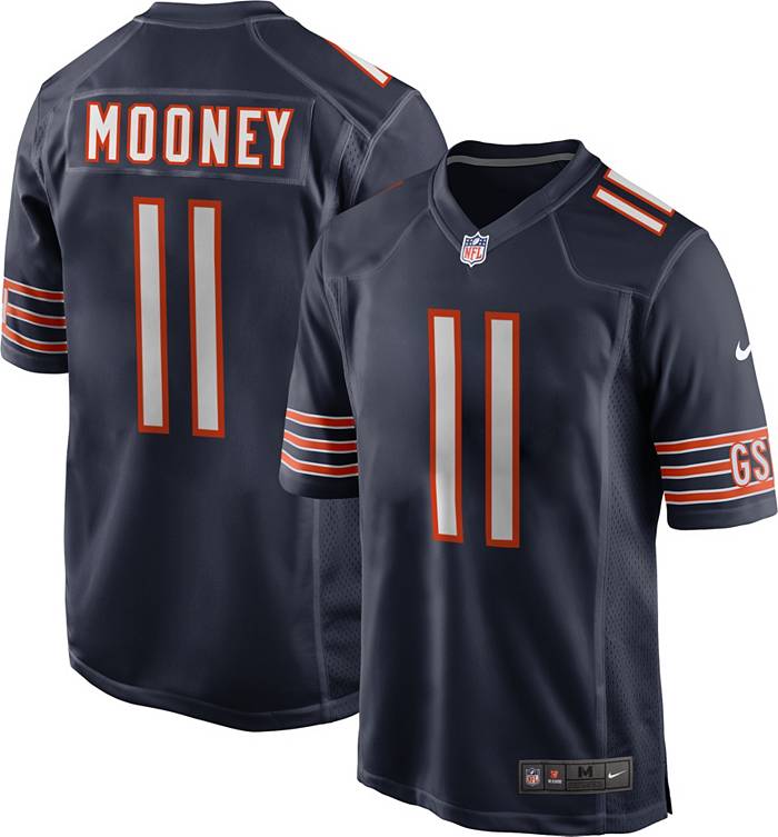 Nike Men's Chicago Bears Darnell Mooney #11 Navy Game Jersey