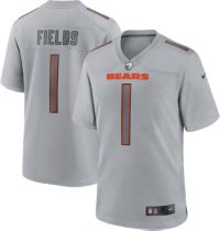 Nike Men's Chicago Bears Justin Fields #1 White Game Jersey