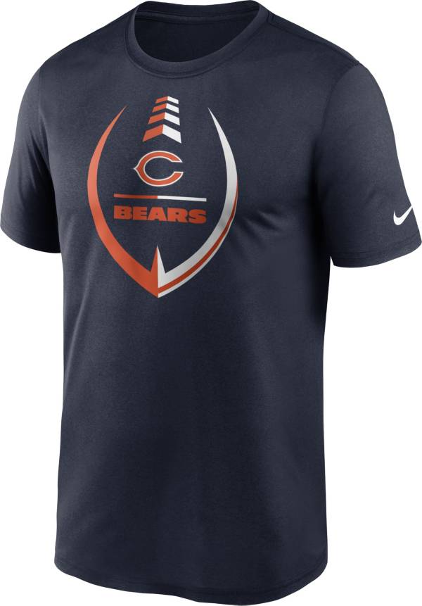Nike Men's Chicago Bears Legend Icon Navy T-Shirt product image