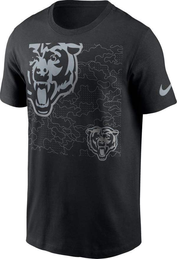 Nike Men's Chicago Bears Reflective Black T-Shirt product image