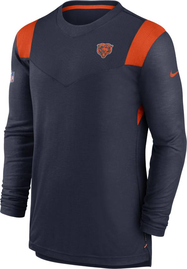 Nike Men's Chicago Bears Sideline Player Long Sleeve Navy T-Shirt product image