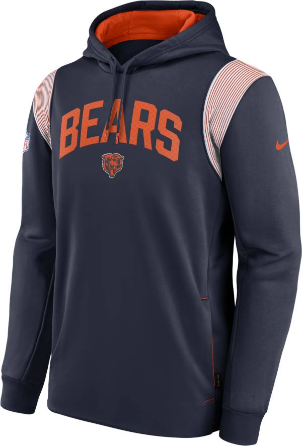 Nike Men's Chicago Bears Sideline Therma-FIT Navy Pullover Hoodie product image