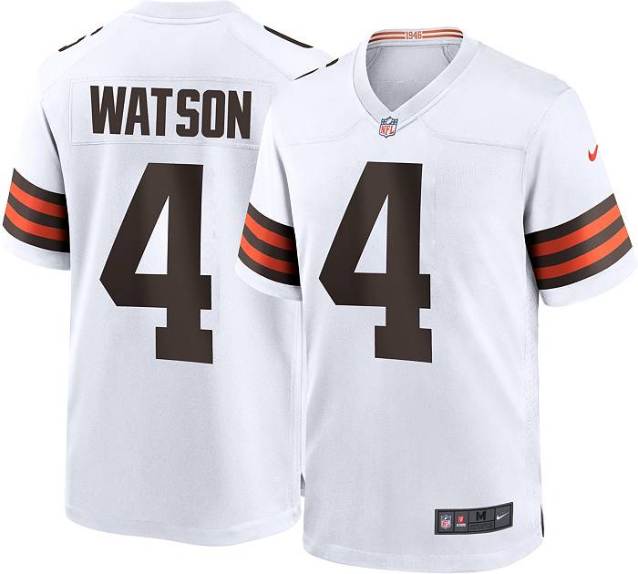Nike Men's Cleveland Browns Deshaun Watson #4 White Game Jersey