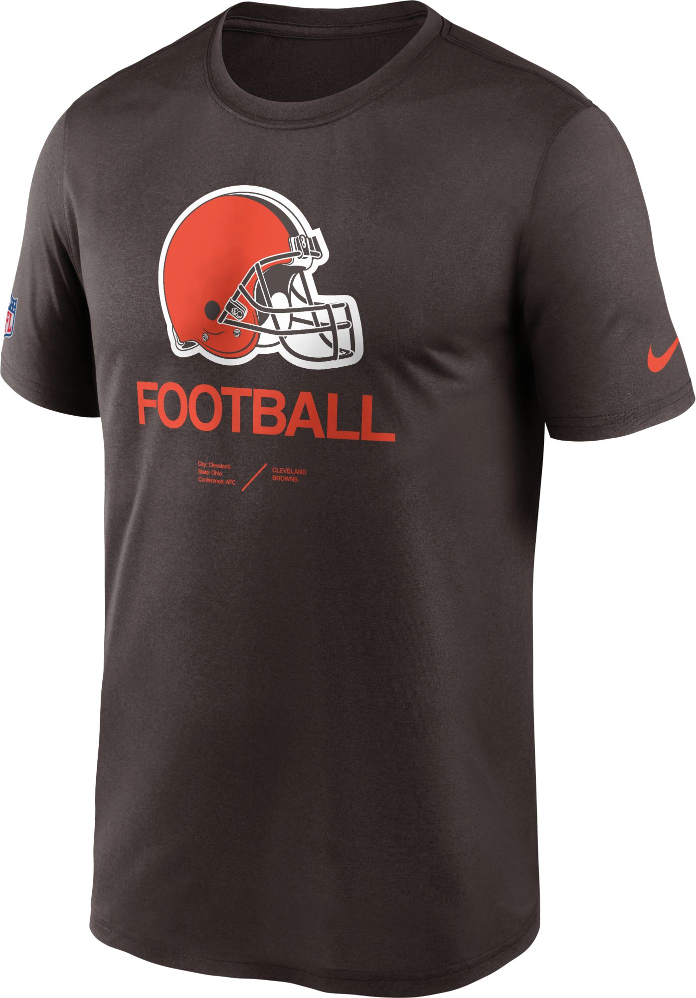 cleveland browns dri fit shirt