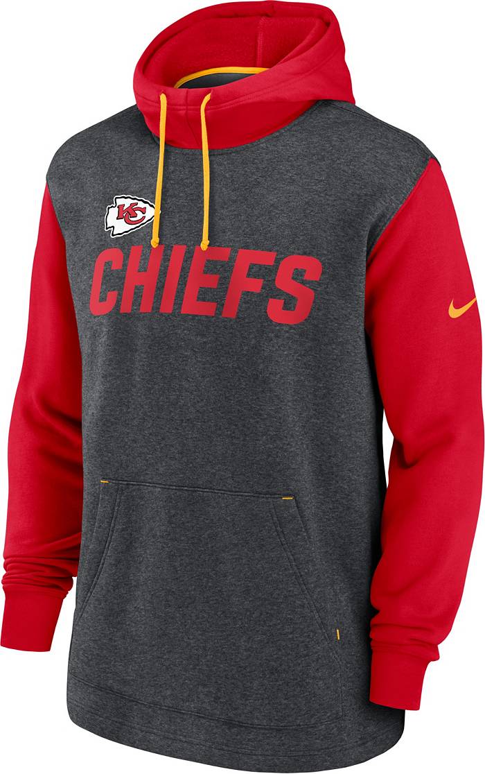 Nike Men's Kansas City Chiefs 2-Tone Grey Surrey Hoodie