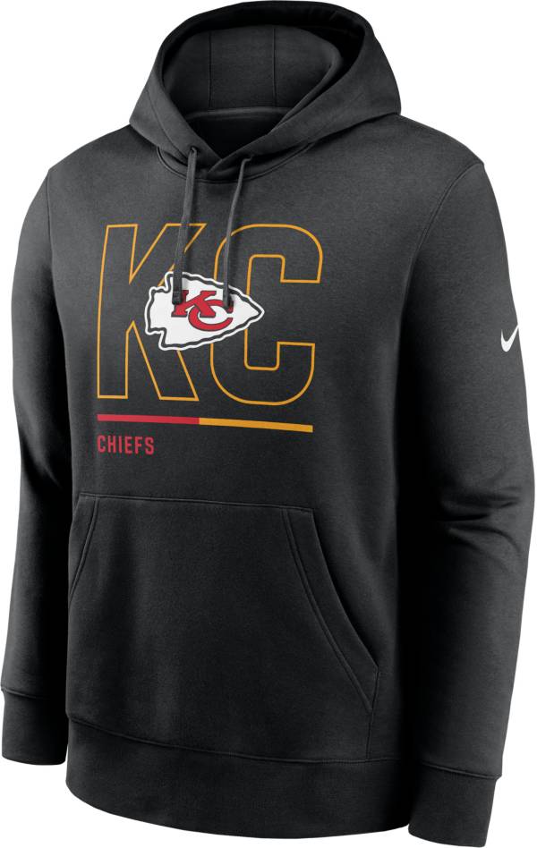Nike Men's Kansas City Chiefs City Code Club Black Hoodie product image