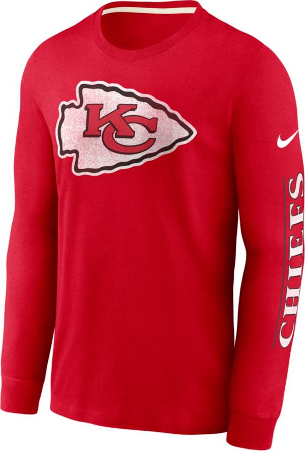 Nike Men's Kansas City Chiefs Historic Long Sleeve Red T-Shirt product image