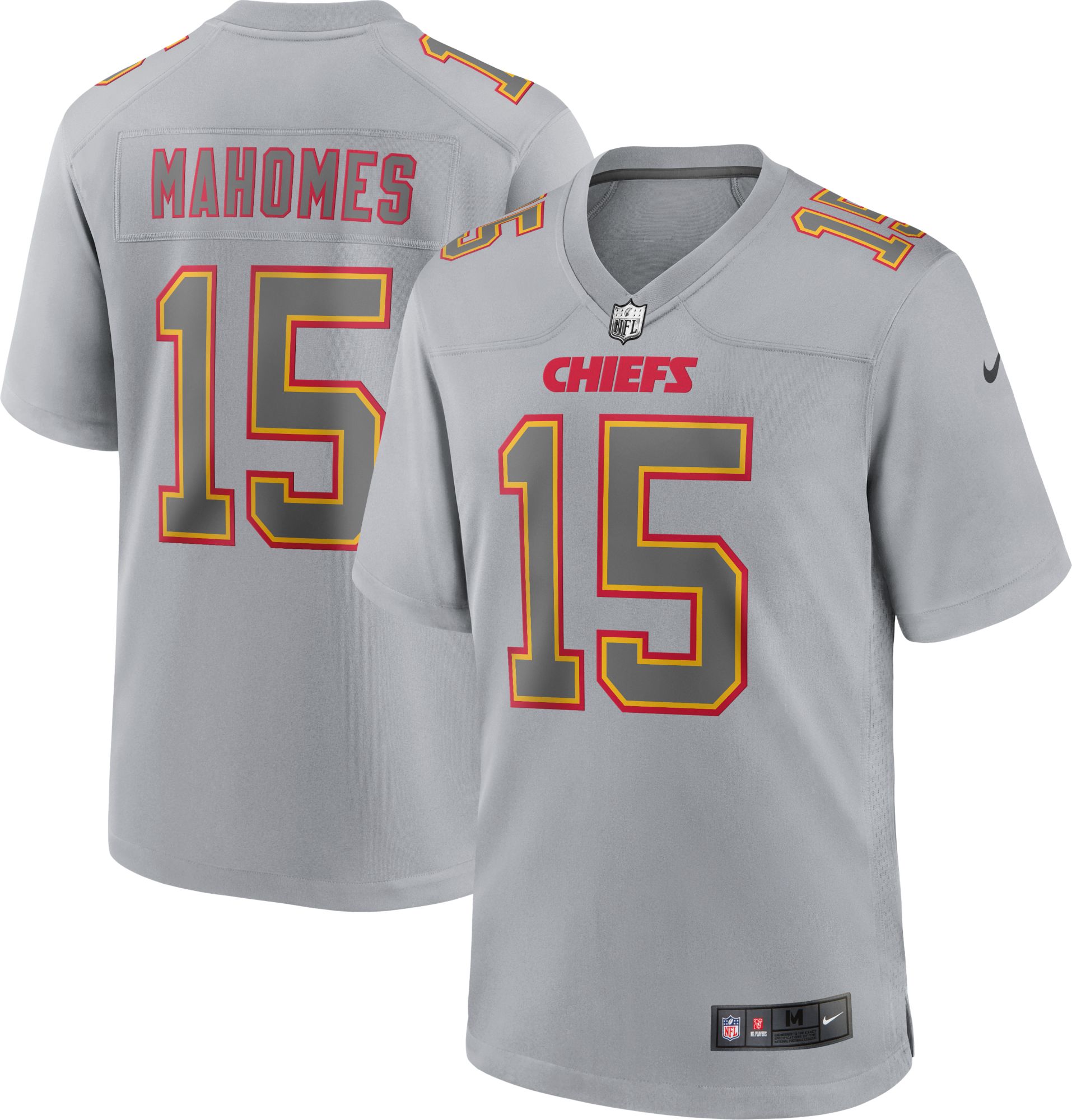 Youth Nike Patrick Mahomes Gray Kansas City Chiefs Atmosphere Game