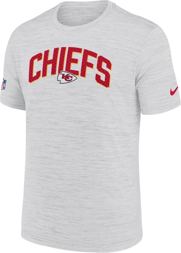 Nike Men's Kansas City Chiefs Sideline Legend Velocity White T-Shirt
