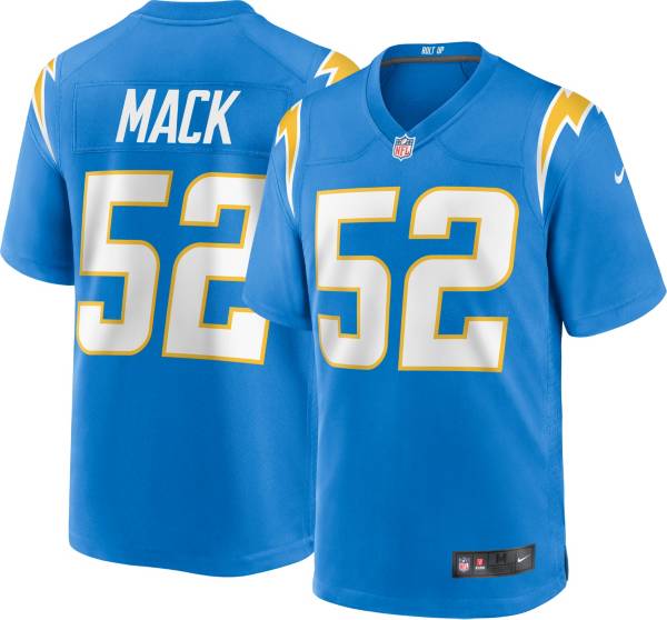 Limited Men's Khalil Mack Lights Out Black Jersey - #52 Football