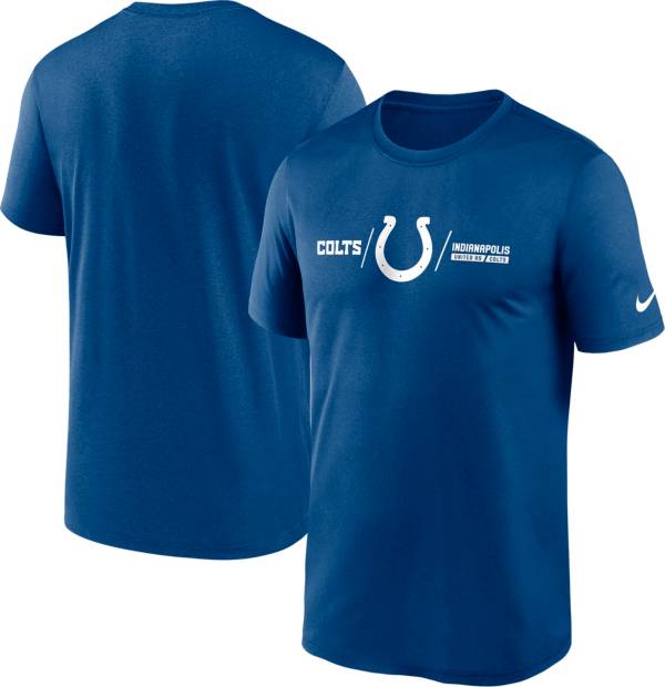 Nike Men's Indianapolis Colts Horizontal Lockup Blue T-Shirt product image