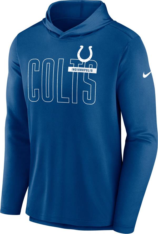 Nike Men's Indianapolis Colts Performance Hooded Long Sleeve Black Top product image