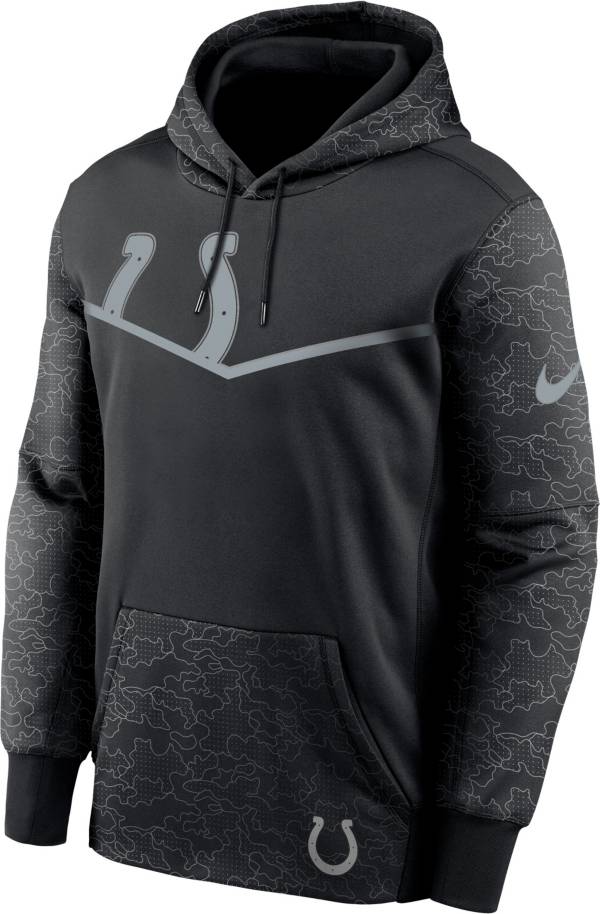 Nike Men's Indianapolis Colts Reflective Black Therma-FIT Hoodie product image