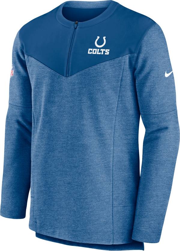 Nike Men's Indianapolis Colts Sideline Lockup Half-Zip Blue Jacket product image