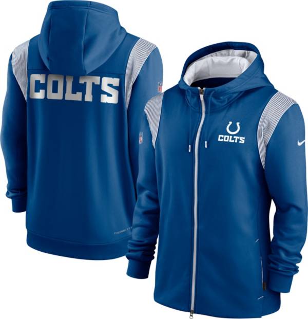 Nike Men's Indianapolis Colts Sideline Therma-FIT Full-Zip Blue Hoodie product image