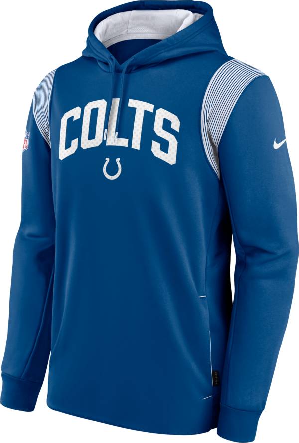 Nike Men's Indianapolis Colts Sideline Therma-FIT Blue Pullover Hoodie product image