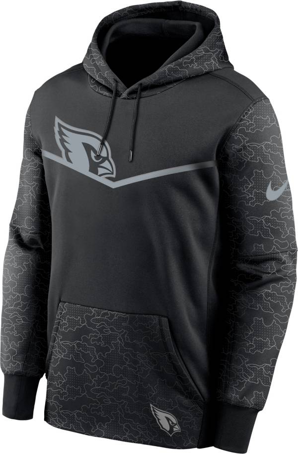 Nike Men's Arizona Cardinals Reflective Black Therma-FIT Hoodie product image