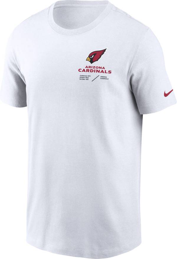 Nike Men's Arizona Cardinals Sideline Team Issue White T-Shirt product image