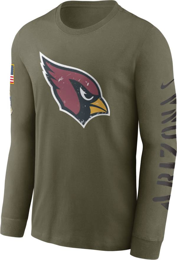 Nike Men's Arizona Cardinals Salute to Service Olive Long Sleeve T-Shirt product image