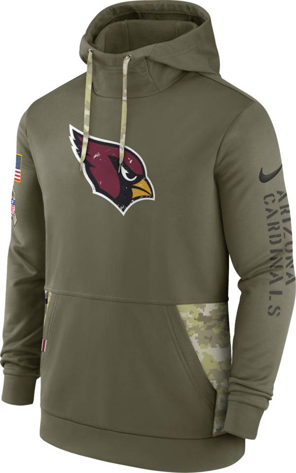 Nike Men's Arizona Cardinals Salute to Service Olive Therma-FIT Hoodie product image