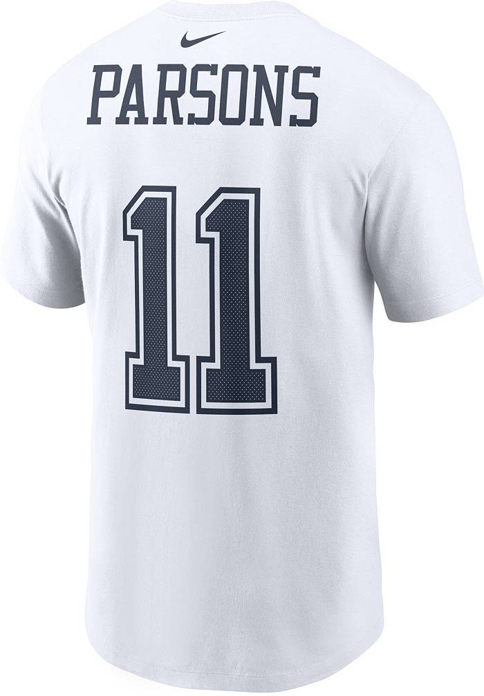 Nike Men's Dallas Cowboys Micah Parsons #11 White T-Shirt