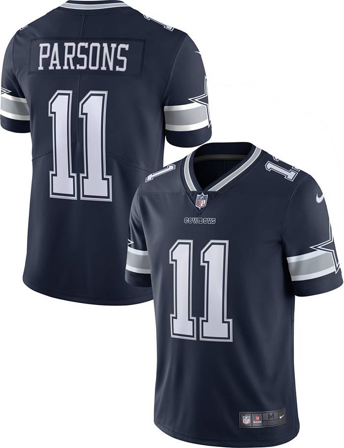Nike Men's Dallas Cowboys Micah Parsons #11 Vapor Limited Navy Jersey