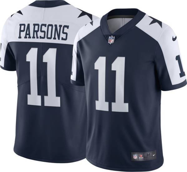 Nike Men's Dallas Cowboys Micah Parsons #11 Vapor Limited Alternate Navy  Jersey