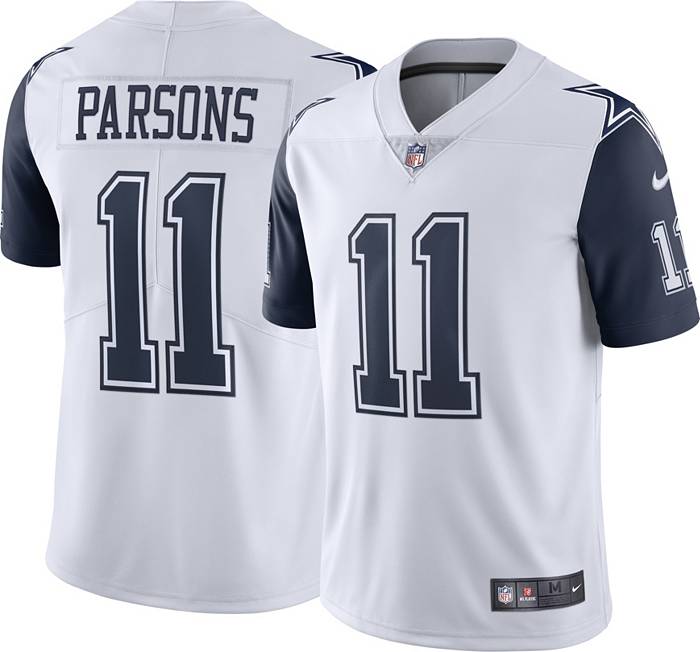Men's Nike Micah Parsons White Dallas Cowboys Alternate 2 Vapor Limited  Jersey