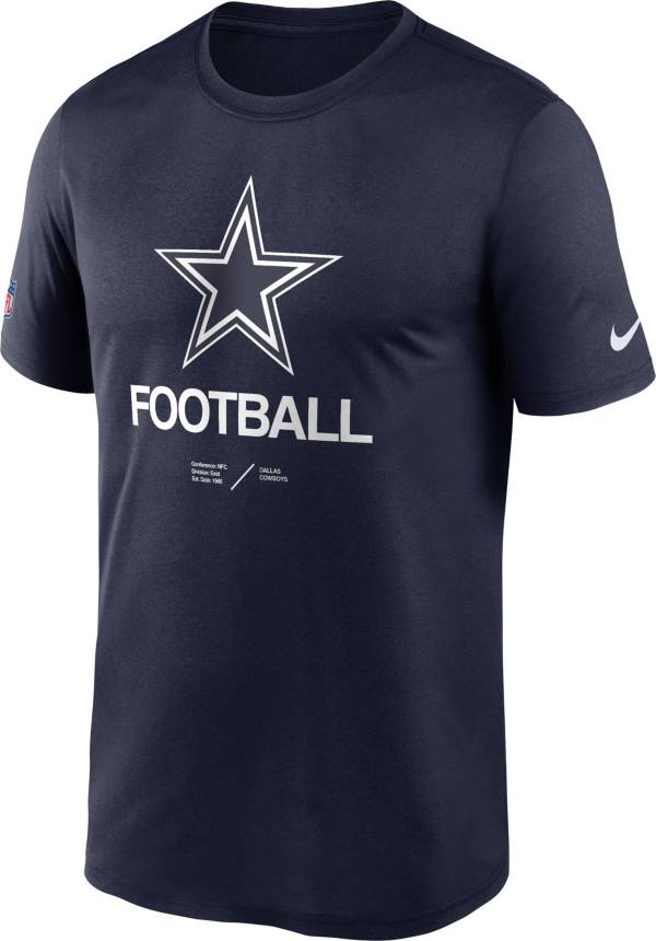 Nike Men's Dallas Cowboys Sideline Legend Navy T-Shirt product image