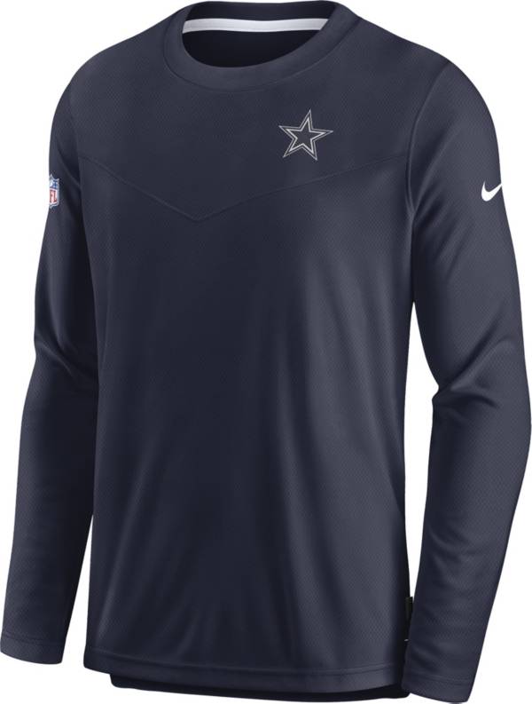 Nike Men's Dallas Cowboys Sideline Lockup Navy Crew product image