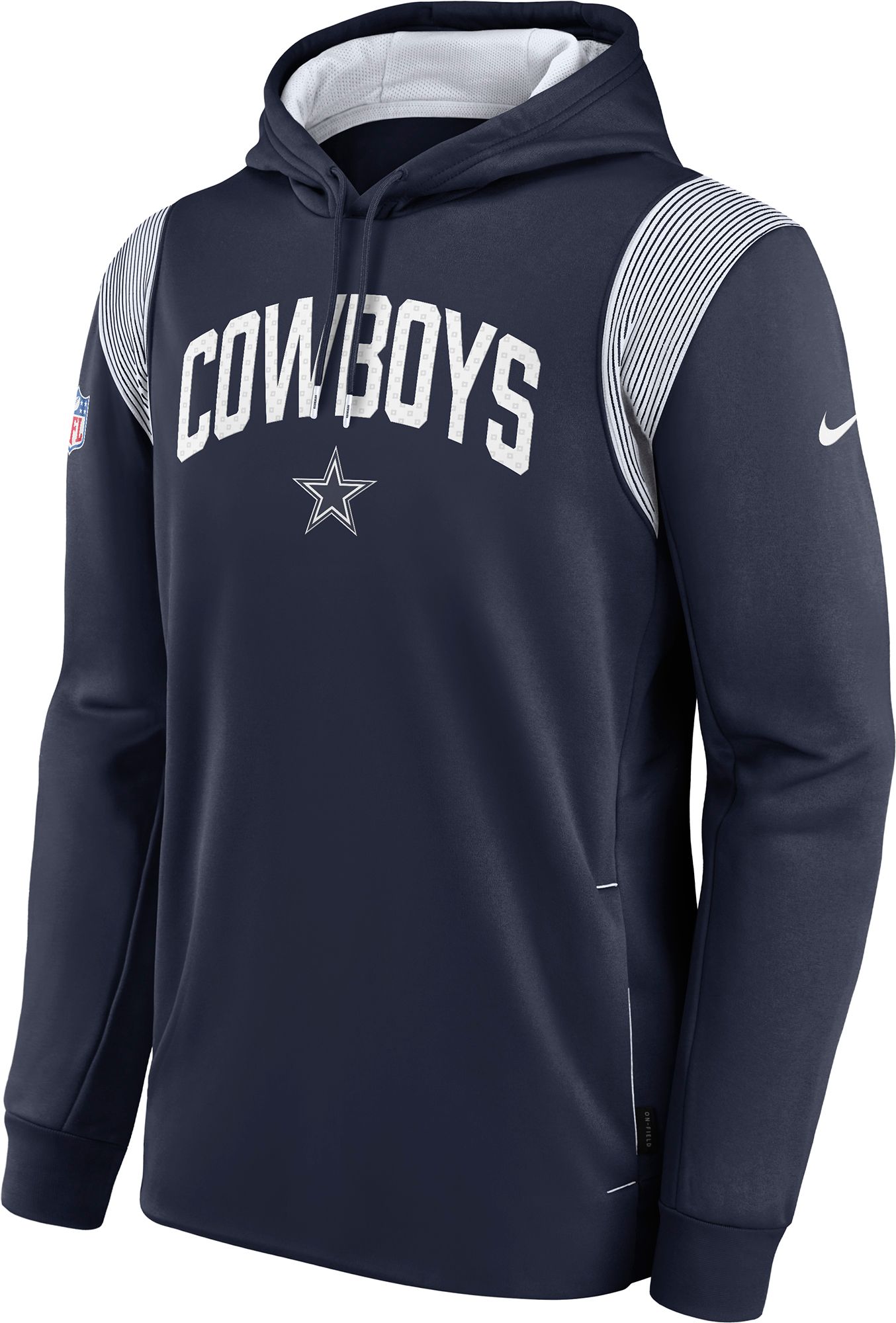 Nike Men's Dallas Cowboys Sideline Therma-FIT Navy Pullover Hoodie | Dick's  Sporting Goods