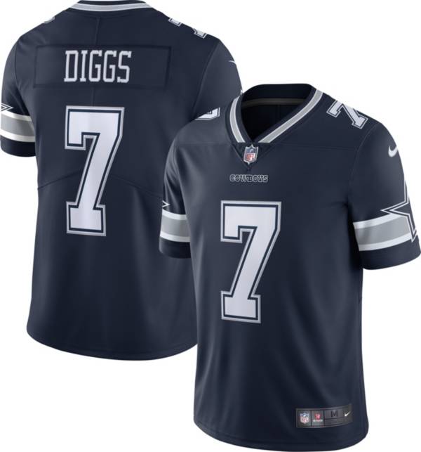 Nike Men's Dallas Cowboys Trevon Diggs #7 Vapor Limited Navy