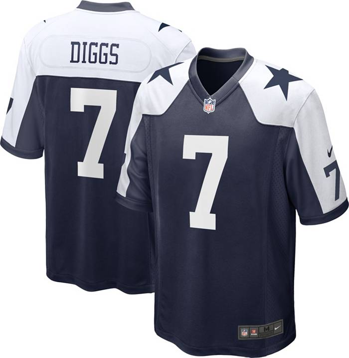 Nike Men's Dallas Cowboys Trevon Diggs #7 Navy Alternate Game