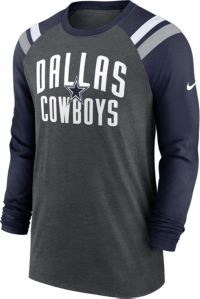 : Dallas Cowboys NFL Dallas Cowboys Mens Nike Go Helmet Historic  Raglan Sweatshirt, White/Royal, Small : Sports & Outdoors