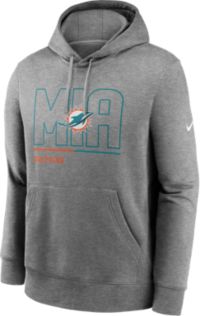 Nike Men's Miami Dolphins 2023 Sideline Club Turbo Green Pullover Hoodie