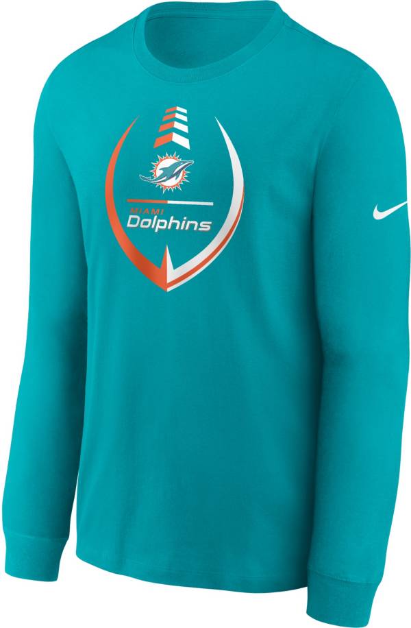 Nike Men's Miami Dolphins Legend Icon Aqua Long Sleeve T-Shirt product image