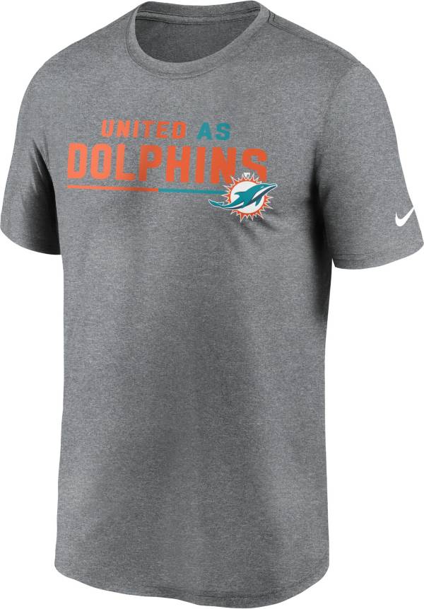 Nike Men's Miami Dolphins United Grey T-Shirt product image