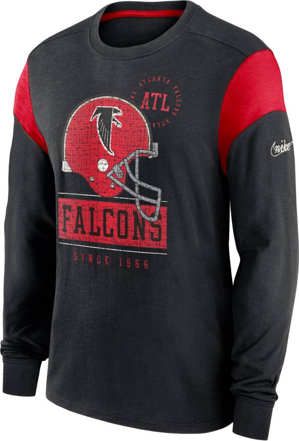 Nike Men's Atlanta Falcons Historic Logo Black Long Sleeve T-Shirt product image