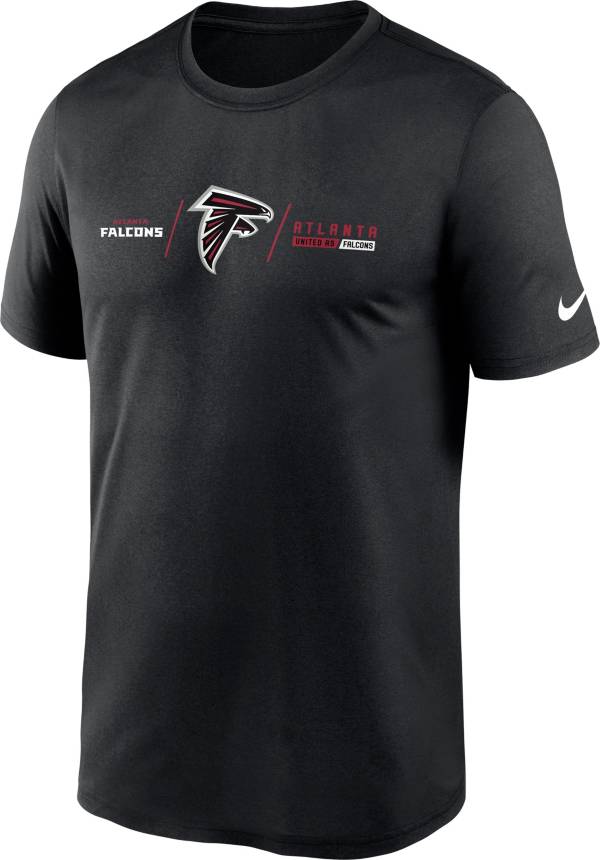 Nike Men's Atlanta Falcons Horizontal Lockup Black T-Shirt product image